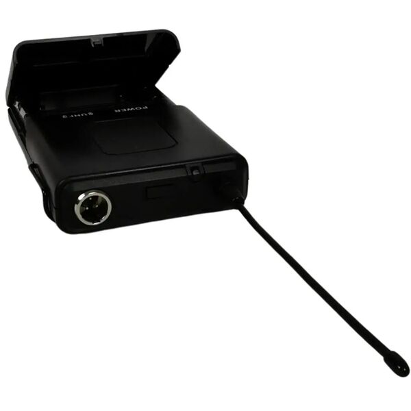 AudioDesign PMU 212BP Radiomicrofoni Wireless UHF 2 Ch. + 2 Microfoni ad archetto con body pack