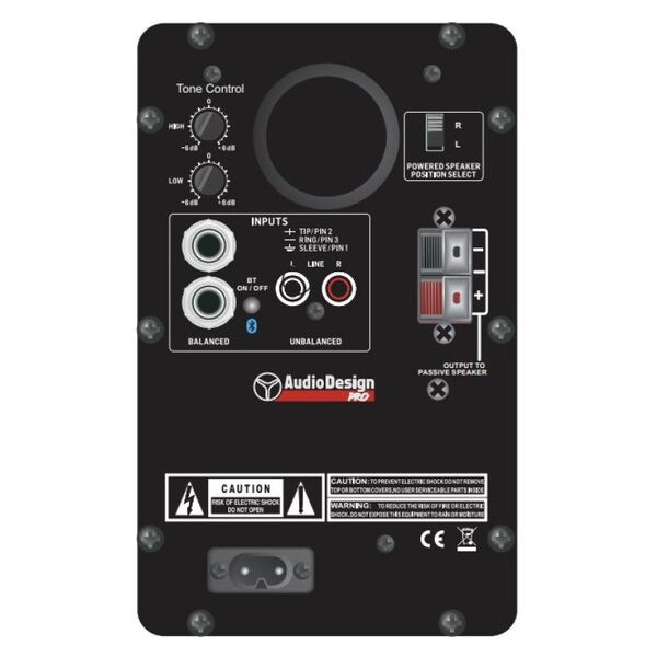 Audiodesign Pro PA MS Set 3,5 Casse Diffusori Attivi Monitor da Studio
