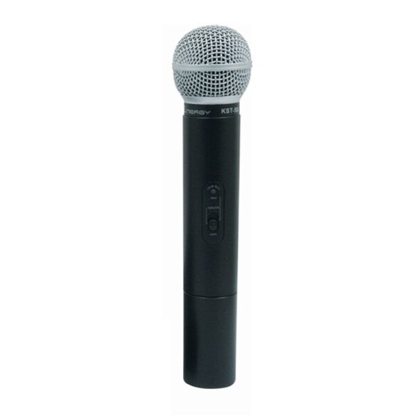 Energy KRU-302 Microfono wireless UHF due canali con gelato, archetto e Lavalier + Custodia Rigida