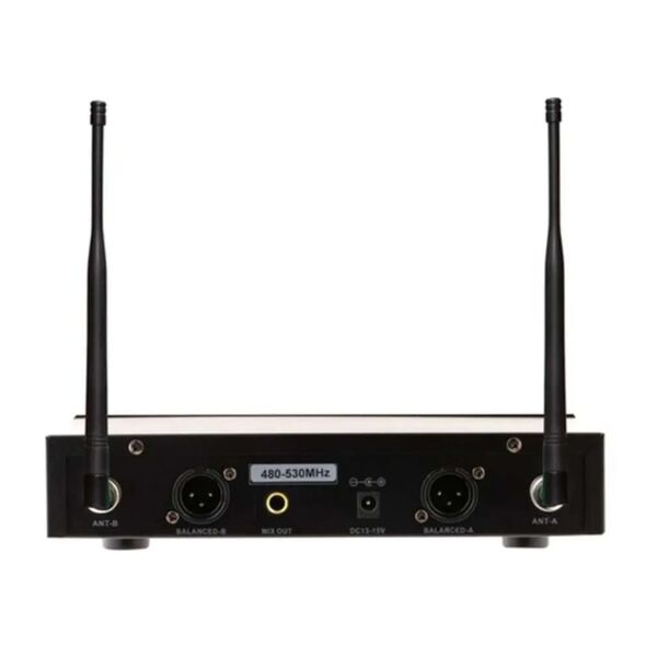 AudioDesign Pro PMU 2212 Sistema Radiomicrofono Wireless Professionale 100 +  100 Ch Uhf Con 2 Microfoni