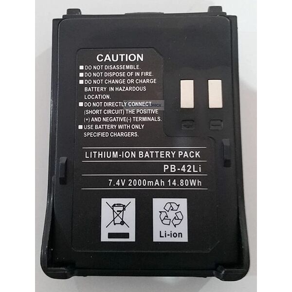 PB-42 LION 2000 mAh 7,4V BATTERIA COMPATIBILE PER KENWOOD TH-F7