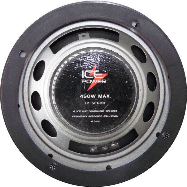 ICE Power IP-SC600 Kit Altoparlanti 2 Vie 6,5" Woofer + Tweteer + Filtri Crossover 450W