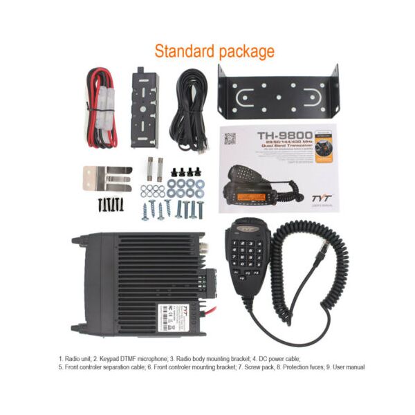 TYT TH-9800 Veicolare quad band 26-33/47-54/136-174/400-480 MHz