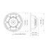 LaVoce Italiana SAF184.04/8 SUBWOOFER 18" 3000W 8 Ohm WOOFER 46 CM.