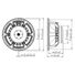 LaVoce Italiana WAF122.50 Woofer Altoparlante 300mm 12"  (12 pollici) 700W 8 Ohm