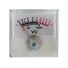 VU Meter Analogico Audio Strumentino a Lancetta da Pannello 40x40x10mm